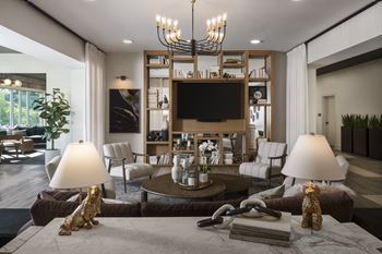 Community room with tv